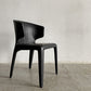 カッシーナ Cassina オラ 367 HOLA アームチェア ダイニングチェア 本革 ブラックレザー ハンス・ウェッツスタイン イタリア 定価￥429,000- 〓
