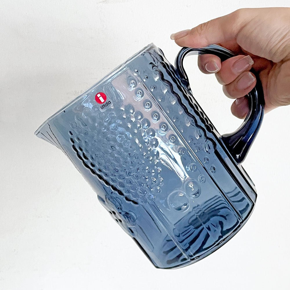 イッタラ iittala フローラ Flora 1.2L ピッチャー レイン 水差し ガラス オイッバ・トイッカ Oiva Toikka 北欧雑貨 廃番 ■