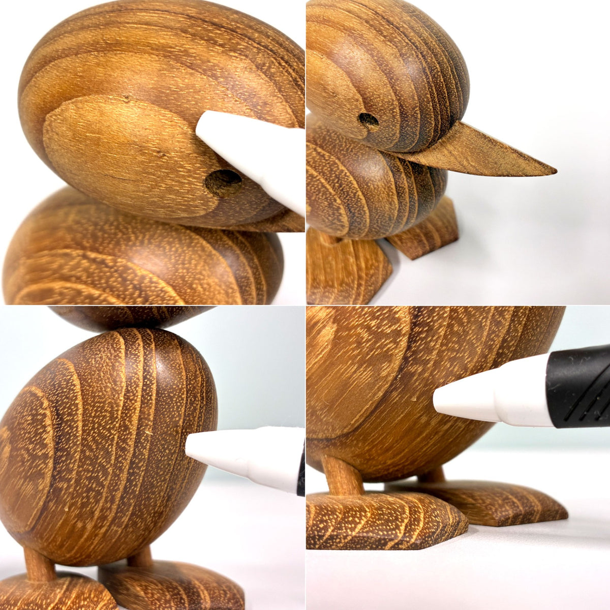 アーキテクトメイド Architectmade ダックリング Duckling チーク無垢材 オブジェ H9cm ハンス・ボーリン Hans Bolling 定価￥16,390- A ◎