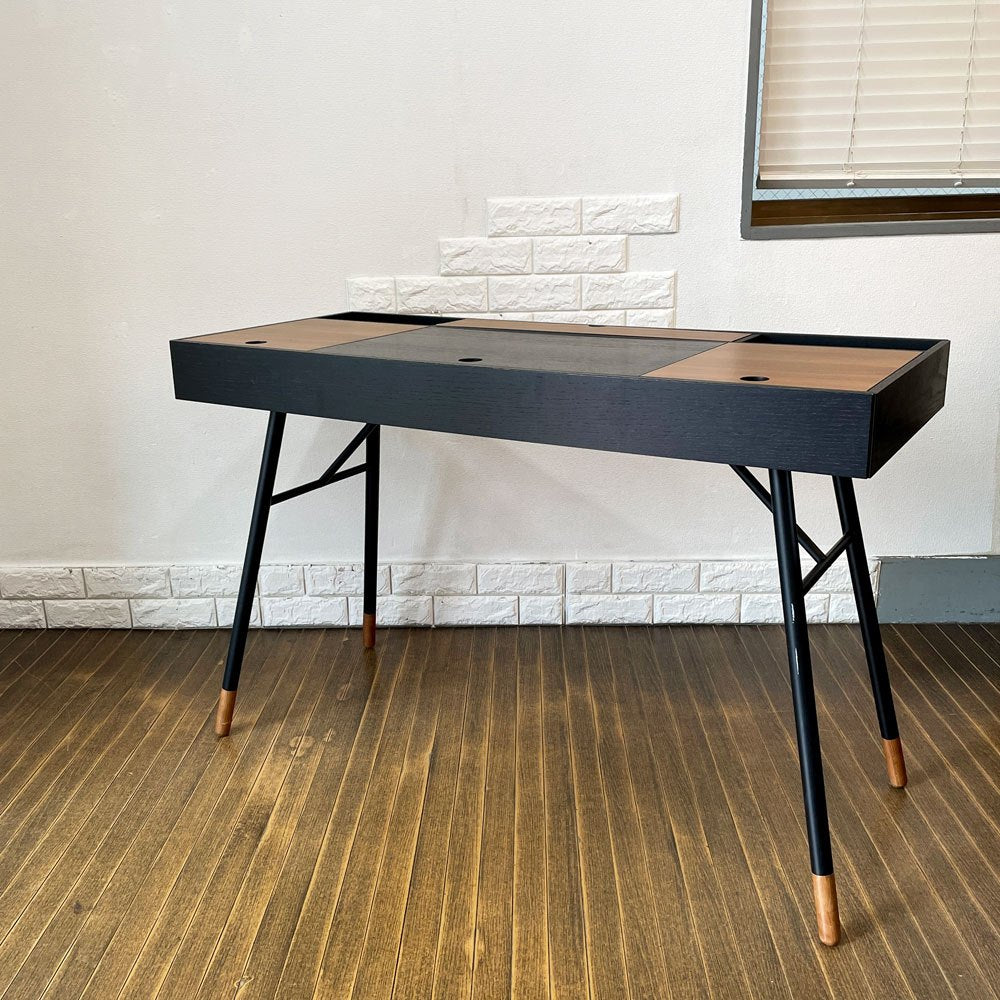 ボーコンセプト Boconcept クパチーノ デスク Cupertino Desk デザイナーデスク オーク×ウォールナット材 リバーシブル天板 北欧 デンマーク 参考価格￥134,900- ◎
