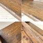 ピエールジャンヌレ Pierre Jeanneret ガラスコーヒーテーブル スモール Glass Coffee Table Small チーク無垢材 レター有り 1960‘s ビンテージ ★