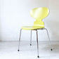 フリッツハンセン Fritz Hansen 3101 アントチェア ANT CHAIR 4本脚 ライム 廃番カラー ラッカー仕上げ 2000年製 アルネ・ヤコブセン デンマーク 北欧家具 ★