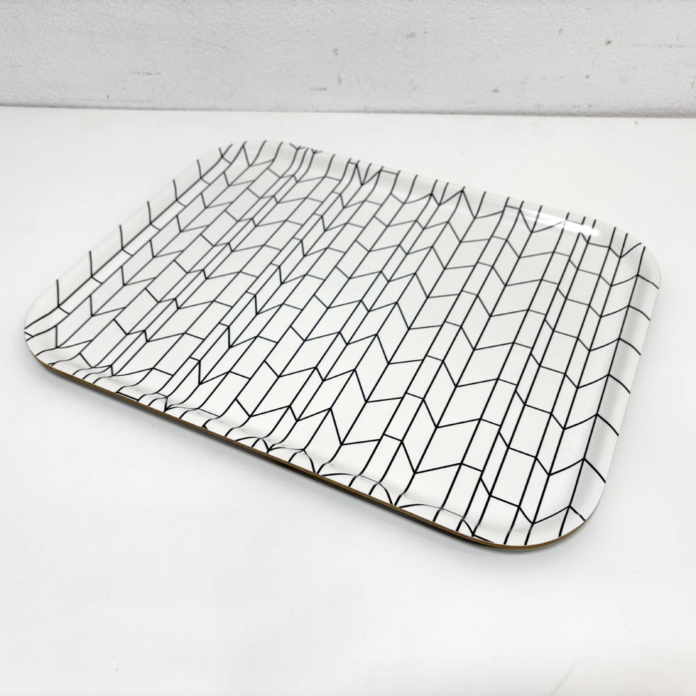 ヴィトラ vitra. クラシック トレイ グラフ Classic Tray Graph Lサイズ W46cm アレキサンダー・ジラード Alexander Girard お盆 箱付 ●