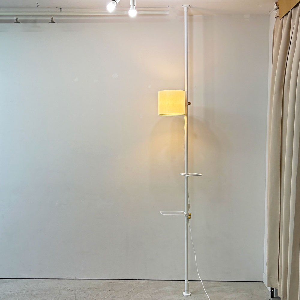 ドローアライン DRAW A LINE テンションロッド Tension Rod C シューズラック ×2  ファブリックランプ つっぱり棒 ホワイト  ●