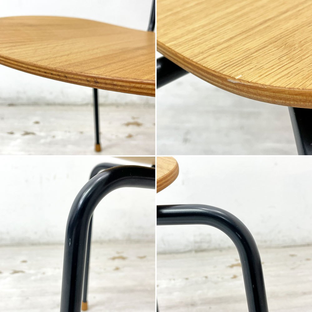 カールハンセン＆サン Carl Hansen & Son VLA26T Vegaチェア スタッキングチェア オーク材 ブラックスチール オイルフィニッシュ A ●