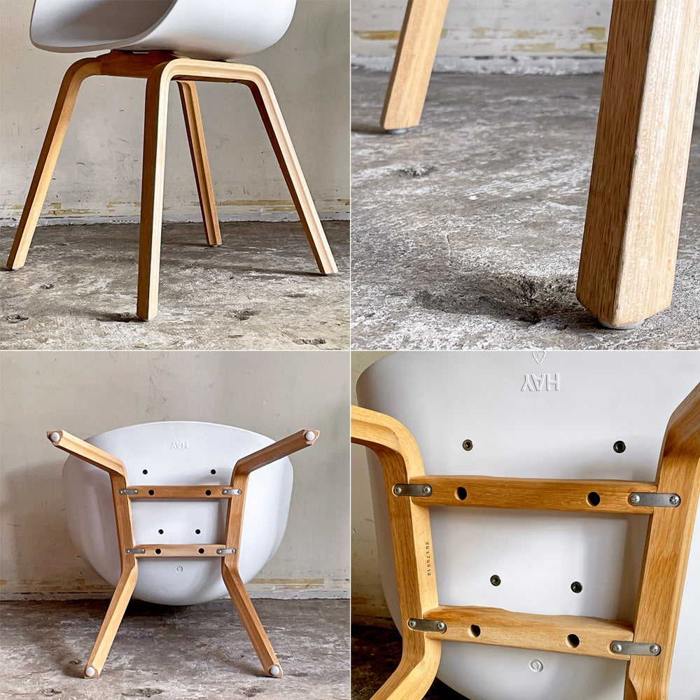 ヘイ HAY アバウト ア チェア ABOUT A CHAIR AAC22 アームチェア ダイニングチェア ホワイト ヒー・ウェリング 北欧モダン デンマーク B ■