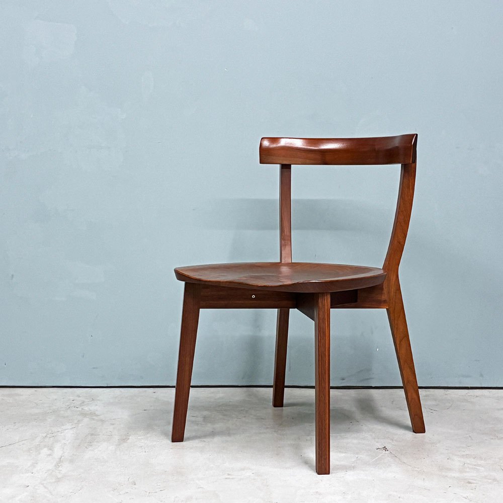 アーリータイムスアルファ EARLY TIMES α エテルノ ETERNO DC-4 ダイニングチェア ウォールナット無垢材 旭川家具 A ◎
