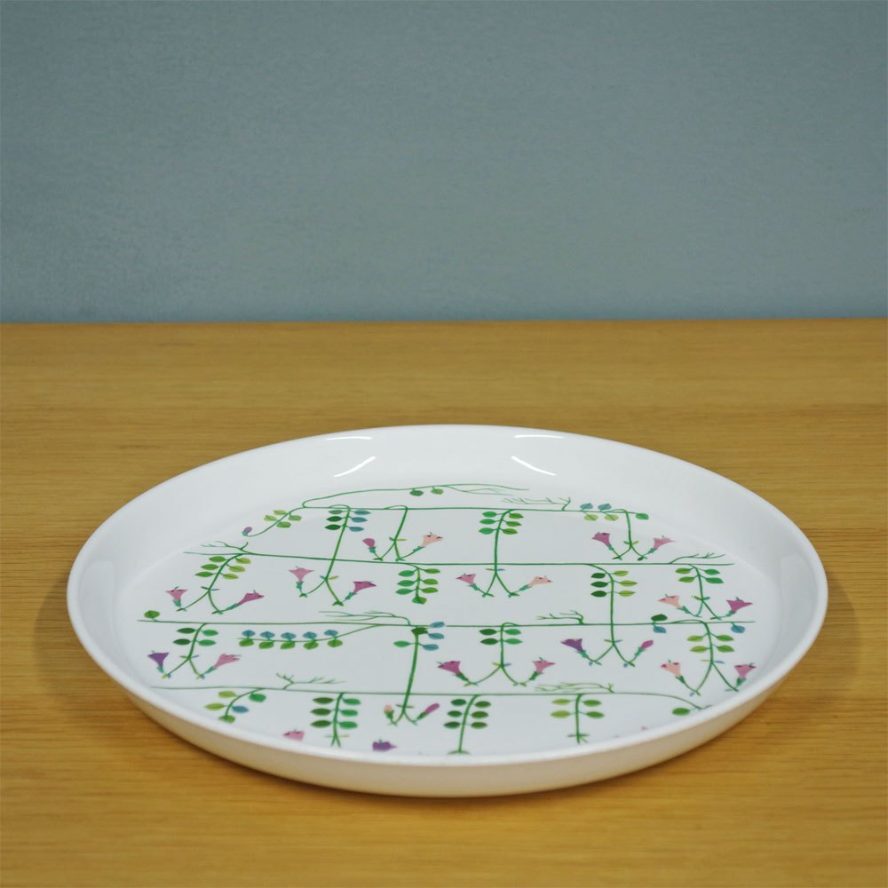 グスタフスベリ GUSTAVSBERG リネア linnea プレート 24.5cm スティグ リンドベリ ビンテージ 北欧食器 ◎