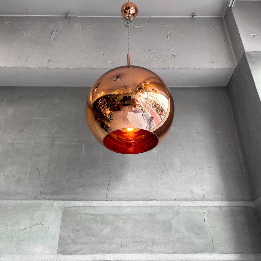 トムディクソン Tom Dixon コッパー ラウンドペンダントライト 45 Copper Round Pendant 45 コッパーカラー 廃番♪