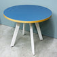 かなでもの KANADEMONO ザ・カフェテーブル THE CAFE TABLE White Steel 4pin ラウンド Φ83cm リノリウム天板 定価￥79,800- ◎