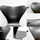 フリッツハンセン Fritz Hansen セブンチェア ダイニングチェア カラードアッシュ ブラック アルネ・ヤコブセン 北欧 デンマーク 定価￥76,780- B ●