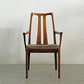 ネイサンファニチャー NATHAN Furniture チーク無垢材 アームチェア ダイニングチェア ハイバック 英国家具 UKビンテージ 〓