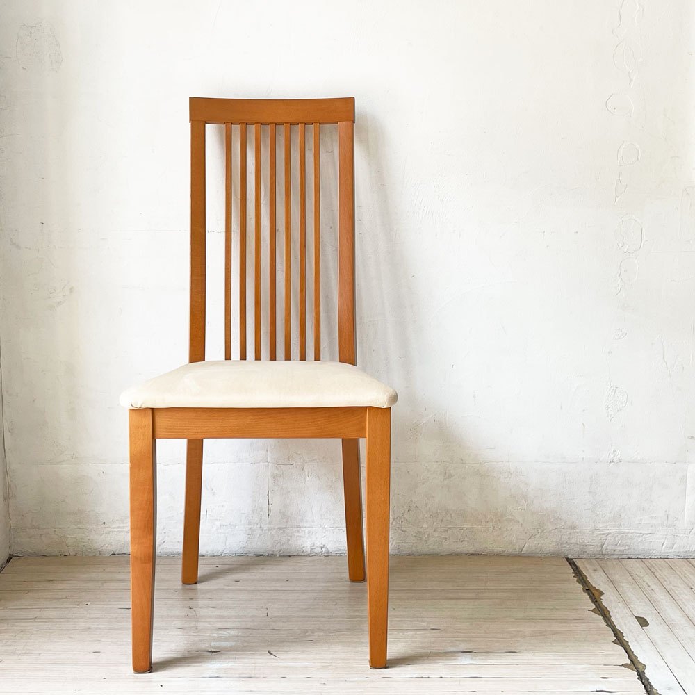 ボーコンセプト Bo Concept ビーチ材 ハイバック ダイニングチェア チェリーカラー デンマーク 北欧家具 B ★