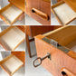 デンマークビンテージ Danish Vintage チーク材 両袖デスク 袖机 パーソナルデスク 北欧家具 Teak Vintage desk 鍵付属  ★