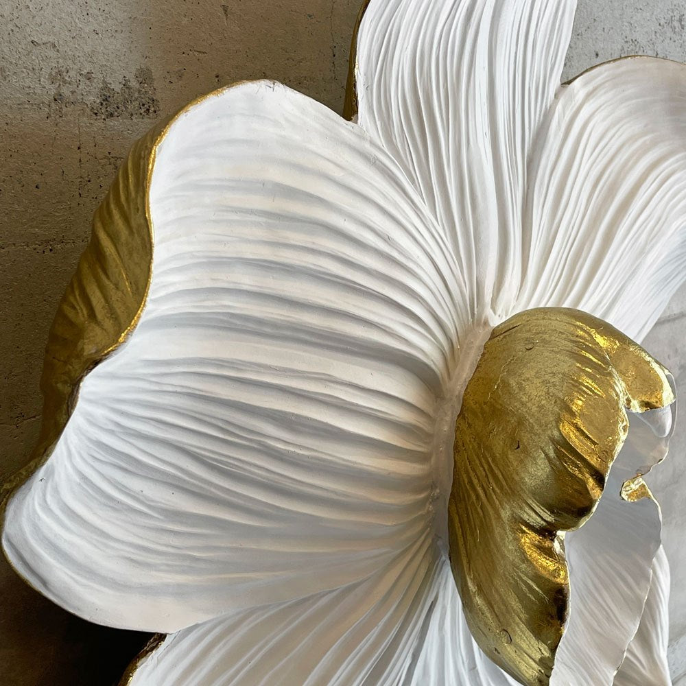 カレ KARE  ウォールデコレーション Wall Decoration オーキッドホワイト Orchid White ウォールアート 壁掛け フラワー 54cm ♪