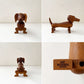 カイボイスン KAY BOJESEN DENMARK ドッグ Dog ダックスフント 木製オブジェ W10.5cm ウォールナット材 カイ・ボイスン デンマーク 北欧雑貨 定価￥19,800- ◎
