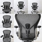 ハーマンミラー Herman Miller アーロンチェア リマスタード フル装備 Bサイズ ポリッシュドアルミニウムベース ポスチャーフィット ビル・スタンフ ＆ ドン・チャドウィック ●
