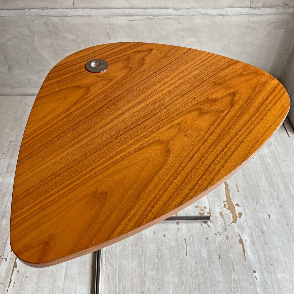 テクタ TECTA K22 サイドテーブル SIDE TABLE ウォールナット材 高さ調整可 アレキサンダーカルダー ドイツ バウハウス 定価￥92,400- ♪