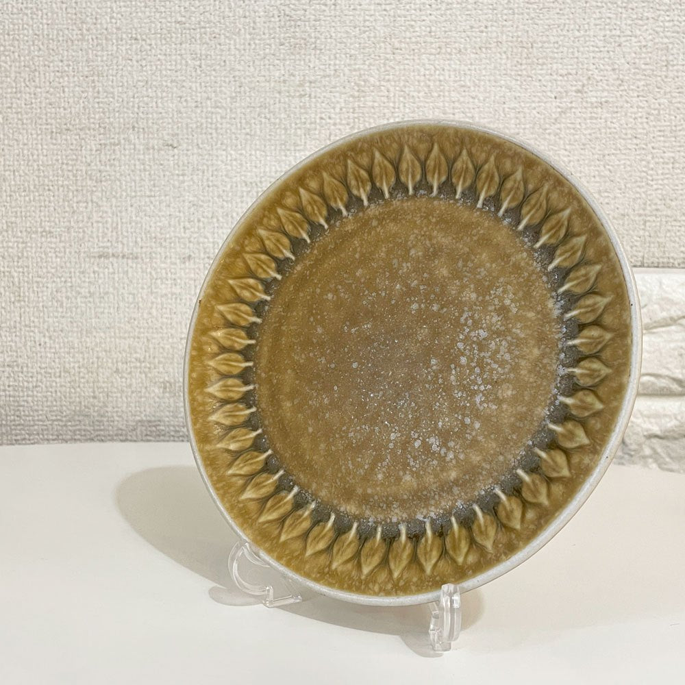 クロニーデン KRONJYDEN レリーフ Relief  ケーキプレート 直径16.5cm イェンス クイストゴー デンマーク 北欧食器 B ◎