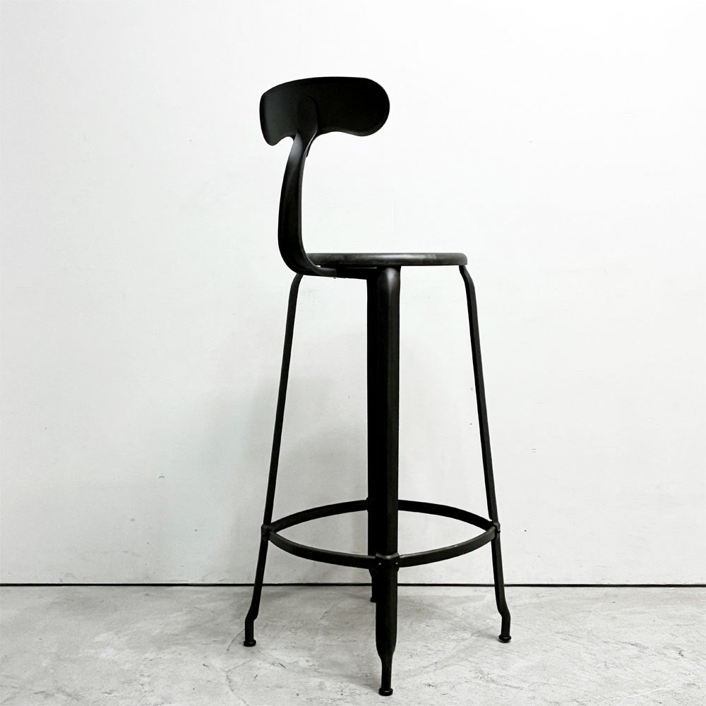 フェールトラヴァイユ FER TRAVAIL ニコルチェア NICOLLE Chair SH80 カウンターチェア スチール マットクリア仕上げ 別注モデル インダストリアル A ●