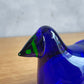 イッタラ iittala バーズバイトイッカ Birds by Toikka コバルトｘグリーン 2015年 131/1000 イッタラバード オイバ・トイッカ SCOPE別注 箱・テキスタイル付き ♪