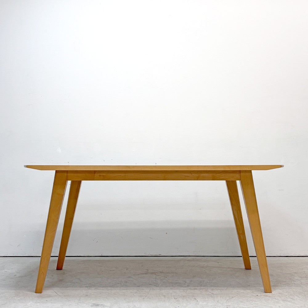 イデー IDEE アーク ARC ダイニングテーブル メープル無垢材 ナチュラルスタイル 北欧スタイル W160cm ●