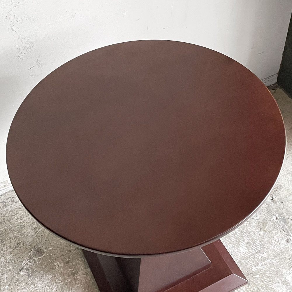 アスプルンド ASPLUND リゾルティール RESORTIR ムーラン ラウンドテーブル MOULIN ROUND TABLE サイドテーブル ダークブラウン ビーチ材 モダンデザイン ■