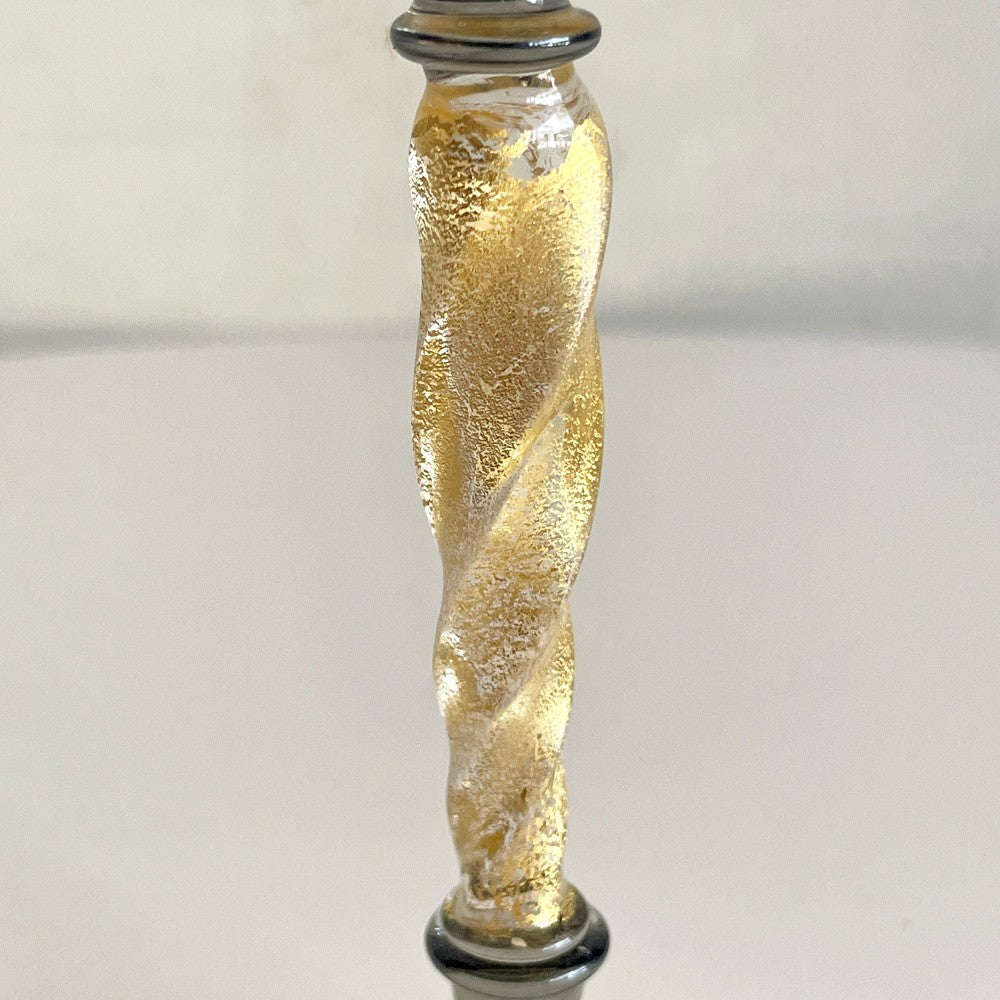 ベネチアングラス Venetian glass シャンパングラス ワイングラス 金彩 ムラーノ イタリア ■