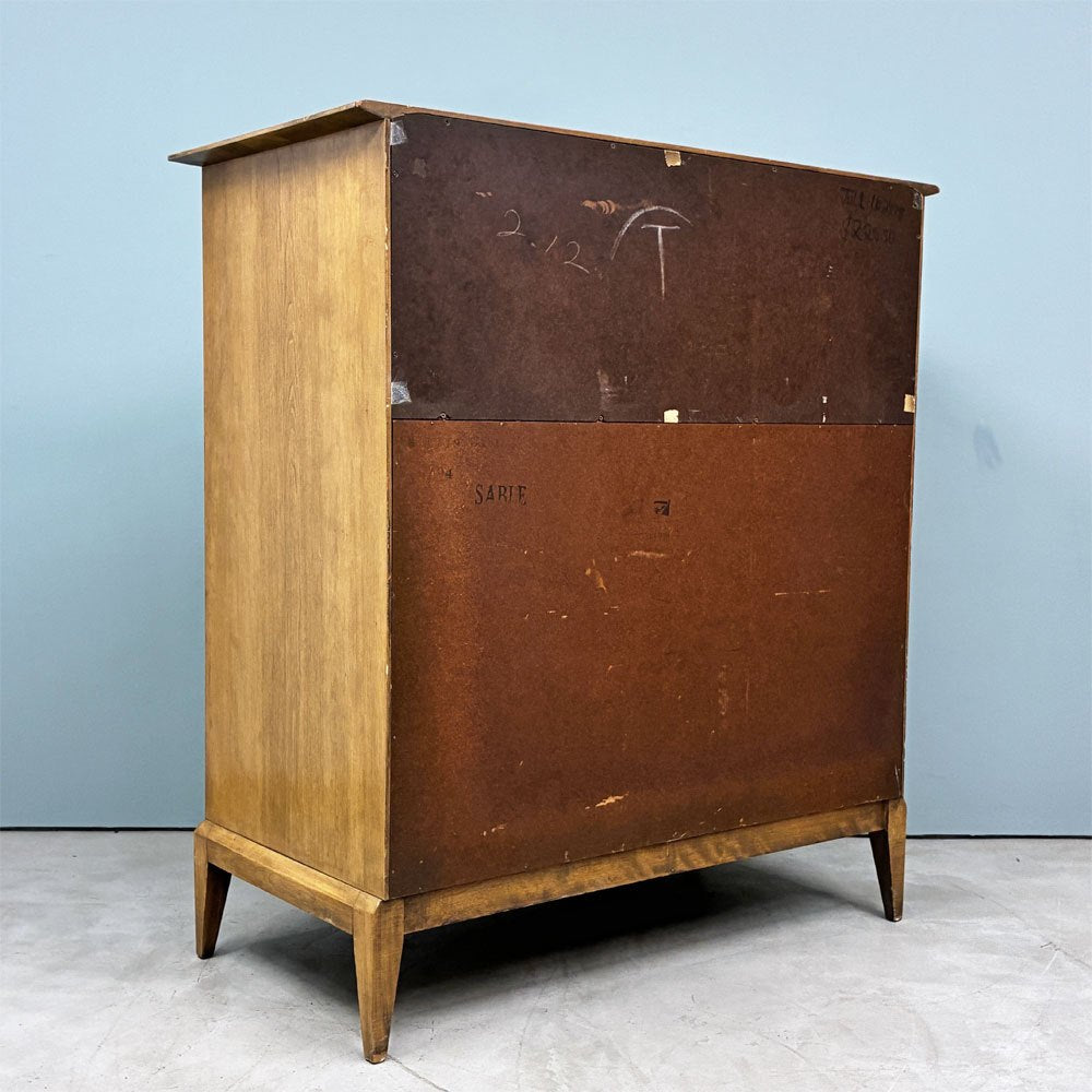 ヘイウッドウェイクフィールド HEYWOOD WAKEFIELD ケイデンス Cadence ハイチェスト キャビネット w104㎝ 蛇腹扉 USビンテージ ◎
