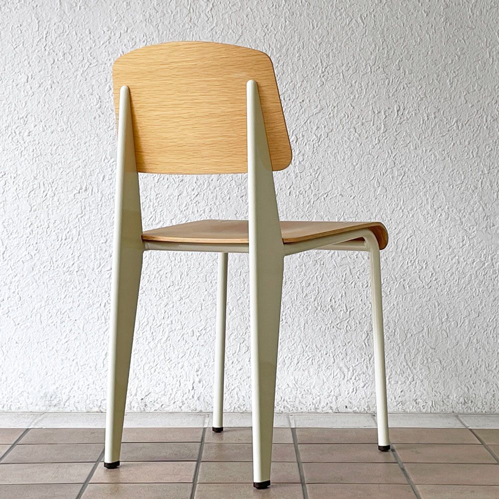 ヴィトラ vitra スタンダードチェア Standard chair ナチュラルオーク×ブランコロンブ ジャン・プルーヴェ Jean Prouve 名作椅子 美品 ◇