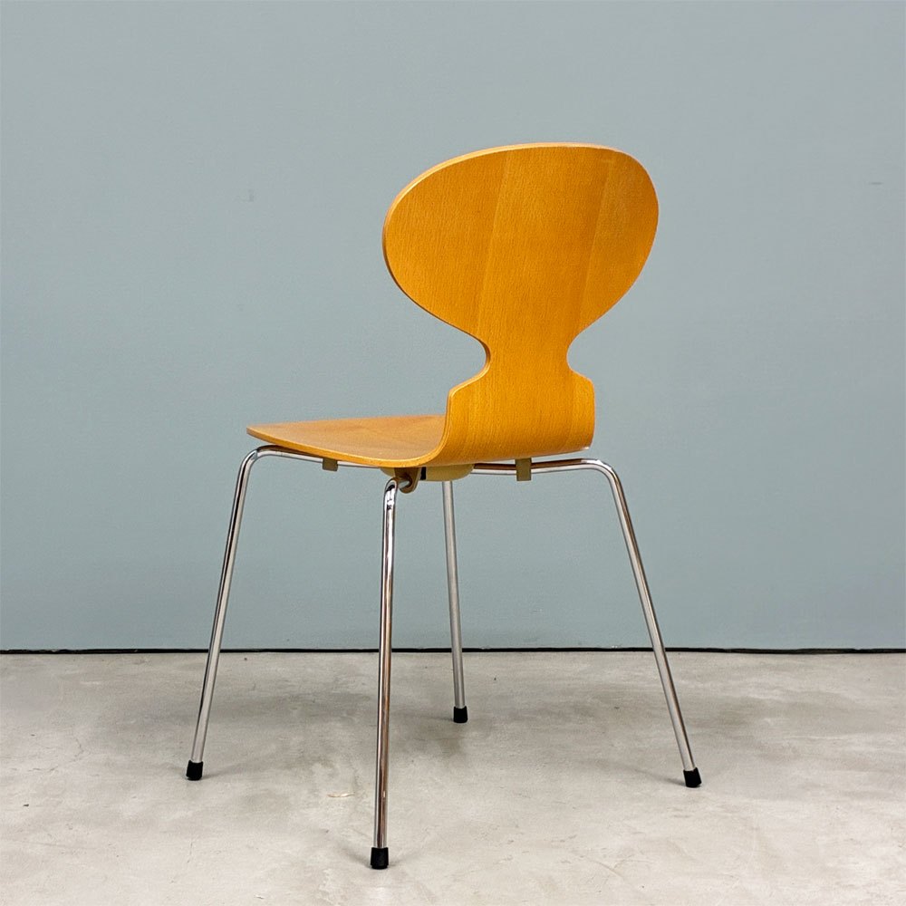 フリッツハンセン Fritz Hansen 3101 アントチェア 4本脚 ナチュラルビーチ材 ラッカー仕上げ アルネ・ヤコブセン 北欧家具 A ◎