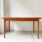 北欧ビンテージ チーク材 ドローリーフ ダイニングテーブル エクステンション 伸長式 W133~237cm デンマーク Danish Vintage ★