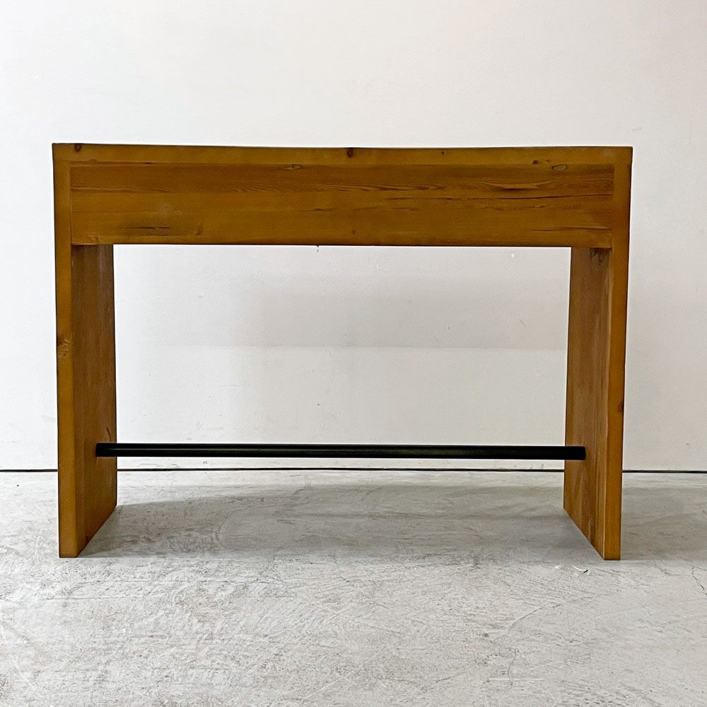 クラッシュゲート CRASH GATE ノットアンティークス knot antiques ヴォッカ VOCCA カウンターテーブル W120cm パイン古材 スチール インダストリアル ●