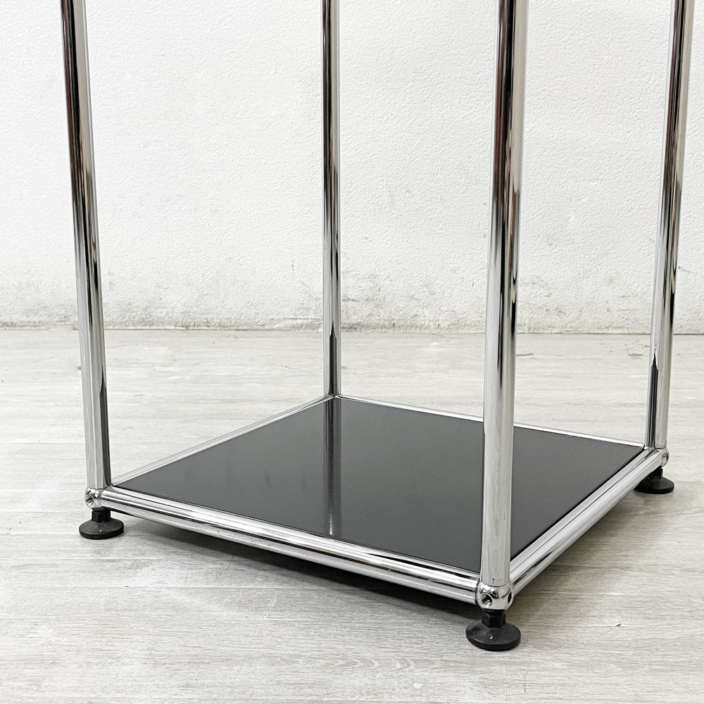 ユーエスエムハラー USMハラー USM Haller モジュラーファニチャー キャビネット テレフォンスタンド フラワースタンド グラファイトブラック スイス ●