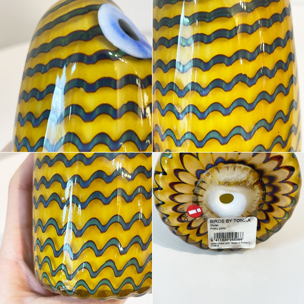 イッタラ iittala バーズバイトイッカ Birds by Toikka フクロウ オイバ・トイッカ イッタラバード ガラス ハンドメイド 北欧雑貨 ◎