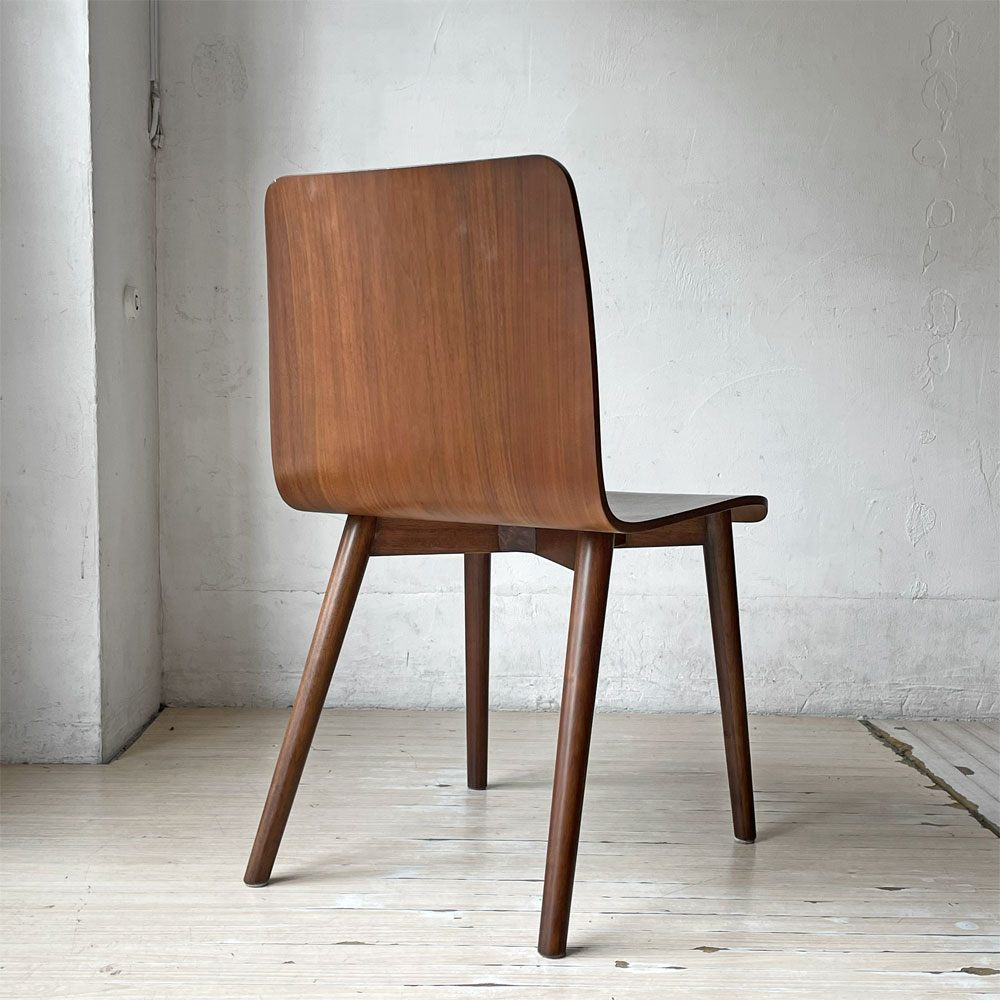 スケッチ Sketch タミチェア TAMI Chair ダイニングチェア オーク材 プライウッド ウォールナットカラー 北欧 デンマーク moda en casa取扱 定価￥34,100- A ★