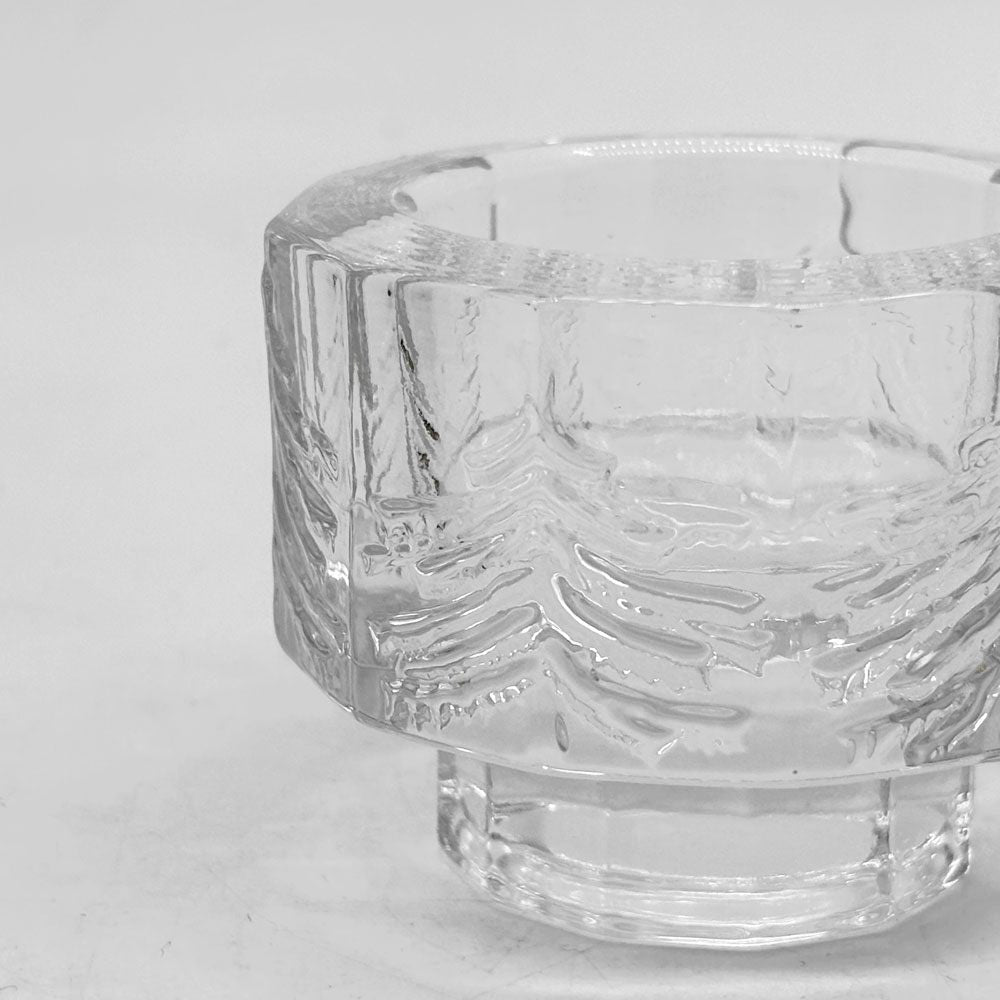 イッタラ iittala クーシ kuusi キャンドルホルダー モミの木 12角形 W6cm フィンランド 北欧雑貨 80s ビンテージ ●
