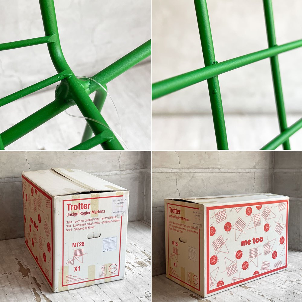 マジス MAGIS ミートゥーコレクション me too collection トロッター TROTTER キッズチェア 一輪車 箱付 ロジャー・マルテンス 未使用品 定価￥61,600- ♪