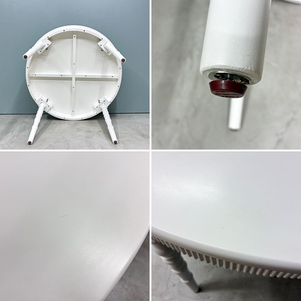 サラグレース Sarah Grace ブランナチュール Blanc Nature ダイニングテーブル No.2 ラウンド 100cm シャビーシック フレンチカントリー ◎