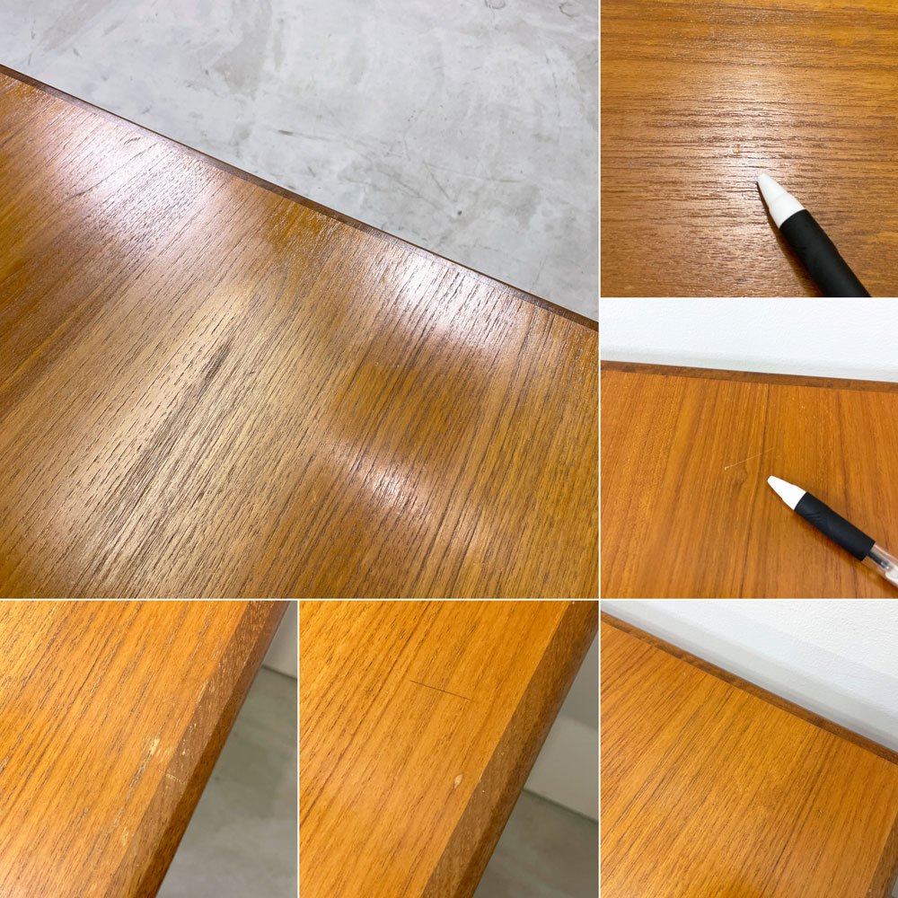 UKビンテージ UK Vintage チーク材 ダイニングテーブル W120cm 英国家具 北欧テイスト ●