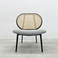 ザイファー Zuiver スパイク SPIKE ラウンジチェア LOUNGE CHAIR  ラタン×ファブリック オランダ 〓