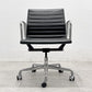 ハーマンミラー Herman Miller アルミナムグループ マネジメントチェア 本革 ブラック 5本脚 キャスター付 C&R イームズ 〓