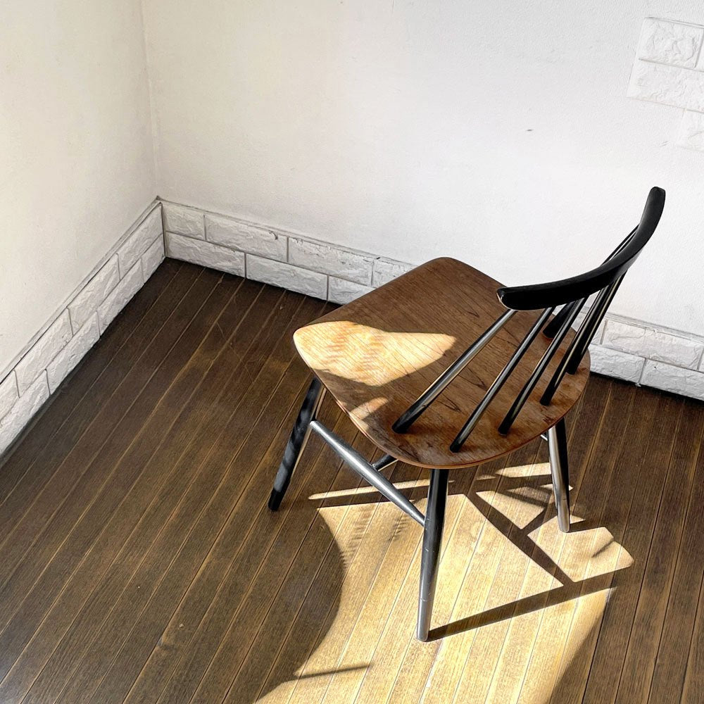 アスコ ASKO ファネットチェア Fanett chair イルマリ・タピオヴァーラ ダイニングチェア チーク材 50～60年代 フィンランド製 北欧ビンテージ 名作 ◎