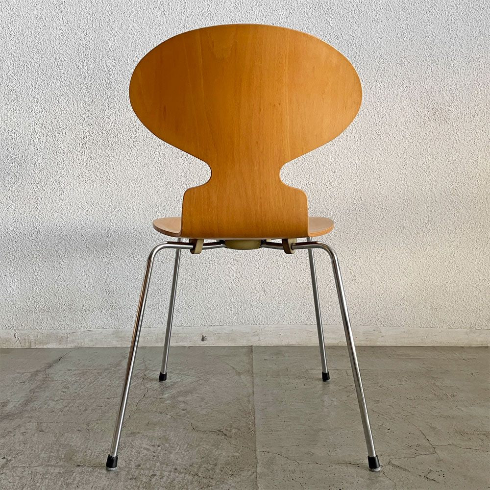 フリッツハンセン Fritz Hansen 3101 アリンコチェア アントチェア 4本脚 ナチュラルビーチ ラッカー仕上げ フェルトグライズ アルネ・ヤコブセン A 〓