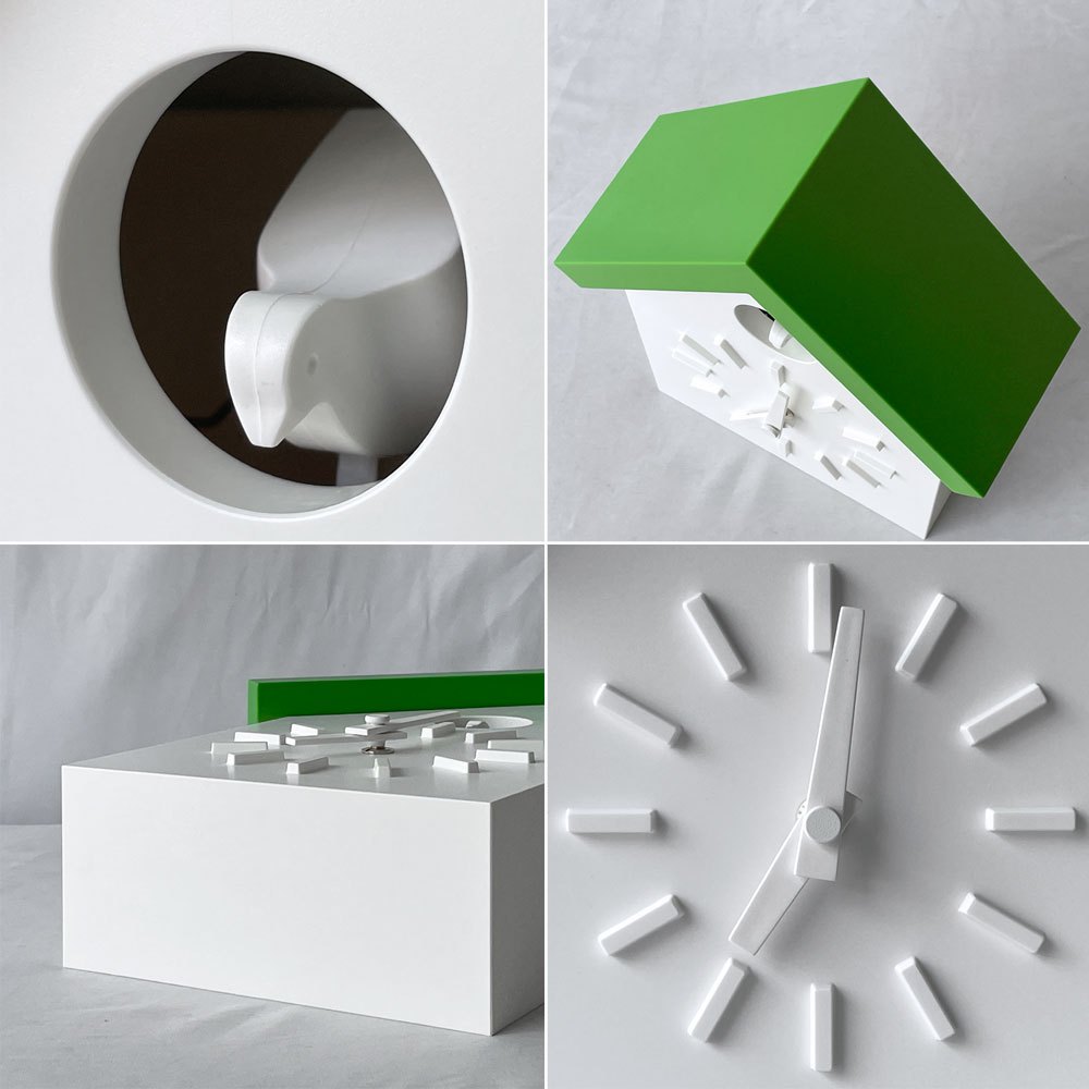 マジス MAGIS クークロック CU-CLOCK 鳩時計 グリーン 未使用品 動作確認済み 深澤 直人 イタリア モダンデザイン 参考価格¥59.400- ◇