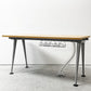 ハーマンミラー Herman Miller アバックエンバイロメンツ ABAK ミーティングテーブル デスク W140cm オークカラー ケーブルスパイン付き ティム・ウォレス B ●