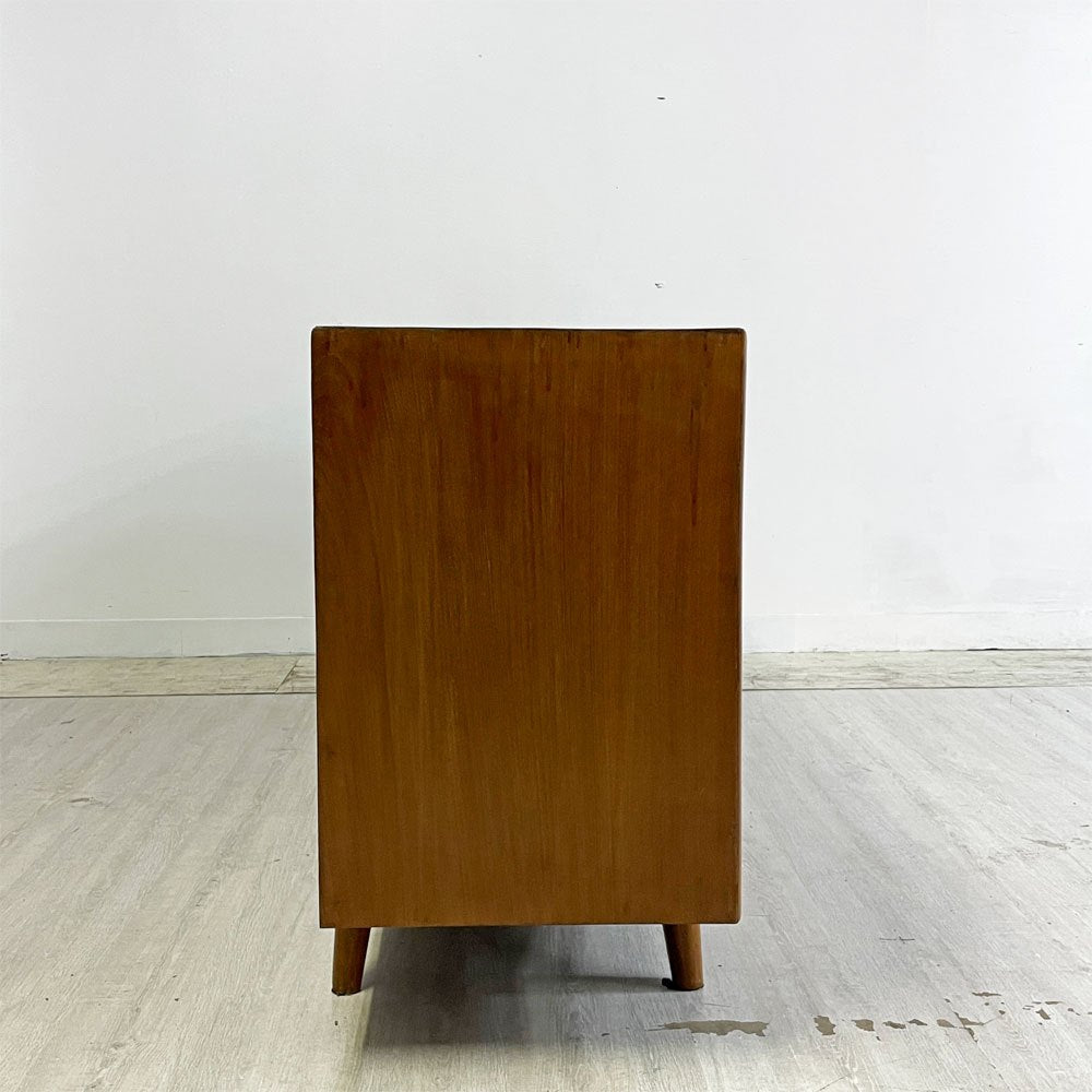 ヒッカドゥワ HIKKADUWA チーク無垢材 サイドボード キャビネット W190cm 鍵付き収納 バリ家具 アジアン ●