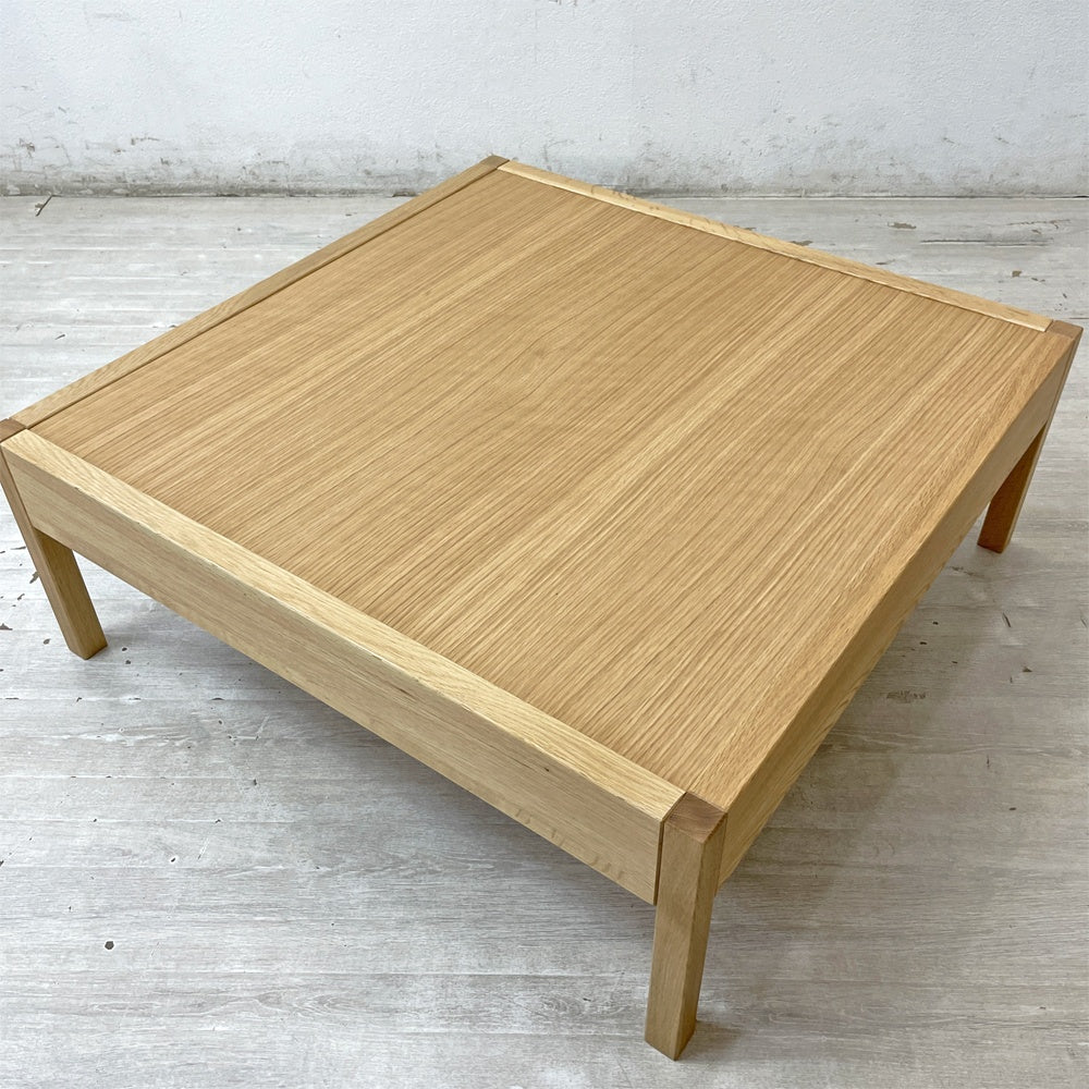 ノーウェアライクホーム NOWHERE LIKE HOME ピープル PEOPLE センターテーブル オーク材 w77cm 関家具 ナチュラル 展示未使用品 ●