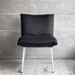 リーンロゼ ligneroset ロゼカラン ROSET Calin steel leg ダイニングチェア  ブラック×ホワイト キルティング スチールレッグ パスカル ムールグ フランス B ♪