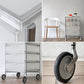 カルテル Kartell モビル4ワゴン MOBIL 4 WAGON 4ドロワー チェスト アイス キャスターワゴン ストレージ アントニオ・チッテリオ イタリア 定価205,900円 ◇